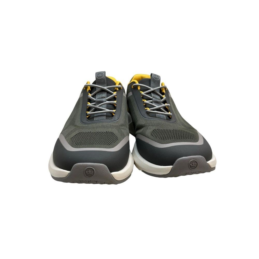 Peter Millar Hyperlight Apollo Shoes -Gray/Yellow… - image 3